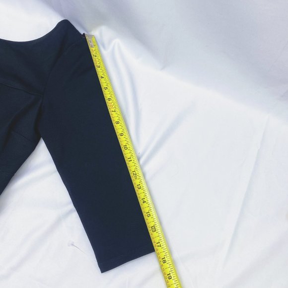 Banana Republic Dainty Little Black Dress Fit & Flare Flirty Midi Outfit - Picture 9 of 15